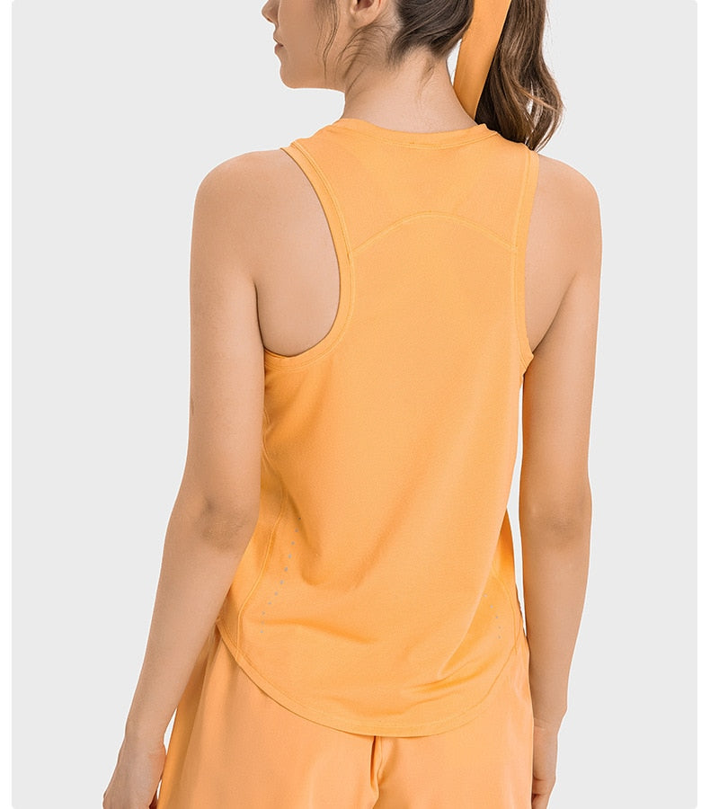 Breathable Smock Mesh Tank Top