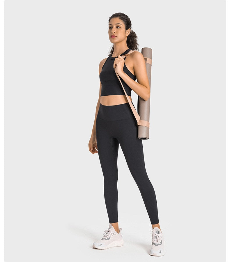 High Impact Upward Bra & High Waist Pant Matching Set