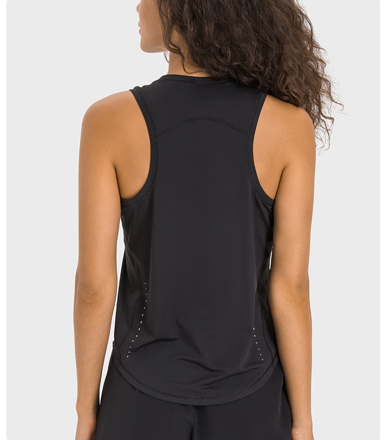 Breathable Smock Mesh Tank Top