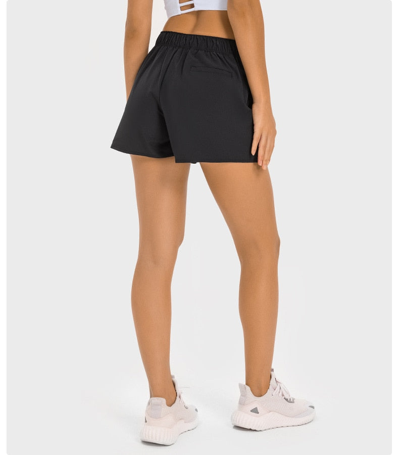 Cool Feel Fabric Anti-slip Short With Pockets