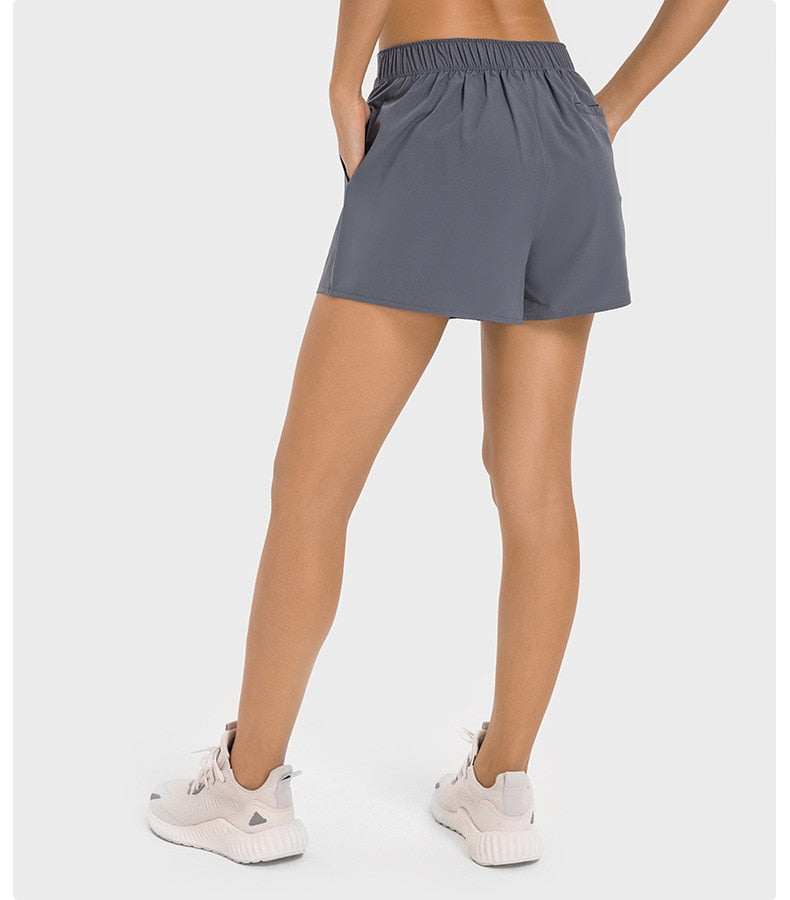 Cool Feel Fabric Anti-slip Short With Pockets